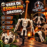 Vara de Esqueleto Giratório