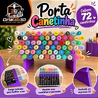 Porta Canetinhas Organizador – Capacidade para 72 Canetinhas