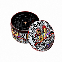Dichavador de Metal 4 Partes 50mm - Slightly Stoopid Cheech & Chong