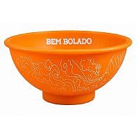 Cuia de Silicone 67mm - Bem Bolado - Laranja