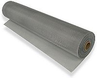 Tela Mosquiteiro de Fibra de Vidro Revestida em PVC - Cinza (Rolo com 30 Metros)