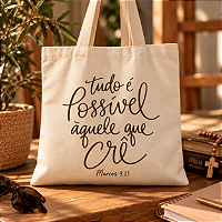 Ecobag Tudo é Possível 30x40
