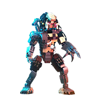 Action Figure Predador - Blocos de Montar