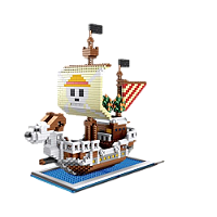 Barco Going Merry One Piece - Mini Blocos de Montar