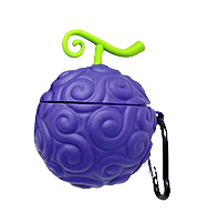 Case capa Silicone para AirPods Fruta Gomu Gomu No Mi - One Piece
