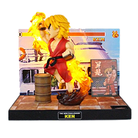 Diorama Ken Shoryuken - Street Fighter