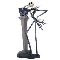 Estátua Jack Skellington 30Cm - O Estranho Mundo de Jack