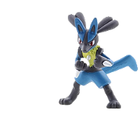 Figure Lucario Pokémon Monster Collection - Original Takara Tomy