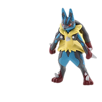 Figure Mega Lucario Pokémon Monster Collection - Original Takara Tomy