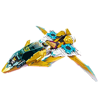Jato Dragão Dourado do Zane - Ninjago Blocos de Montar