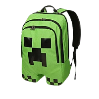 Mochila Escolar Creeper Minecraft