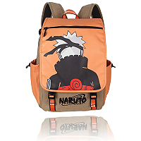 Mochila Escolar Lona e Corino Naruto Uzumaki