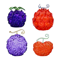 Pack 4 Akuma No Mi Frutas One Piece