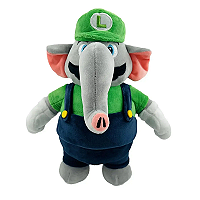 Pelúcia Luigi Elefante - Super Mário Wonder