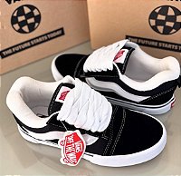 Tênis Vans knu Preto/Branco Premium
