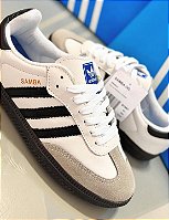 Tênis Adidas Samba Branco/preto Premium