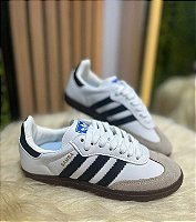 Tênis Adidas Samba Branco/Preto Nacional