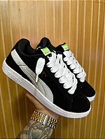 Tênis Puma Sued Preto/Branco Nacional