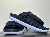 Chinelo Asuna Slide Nike Preto/Branco Nacional .