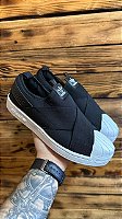 Tênis Adidas Slip-on Preto/Branco Nacional .