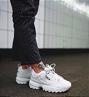Tênis Fila Disruptor Branco/Branco