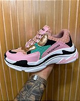 Tênis Balenciaga Rosa/Preto/Branco