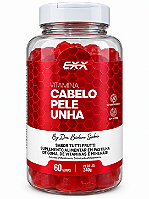 Vitamina Cabelo Pele E Unha Gummies Exx Nutrition 60 Gomas