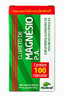 Cloreto de Magnesio P.A 100 capsulas Medinal