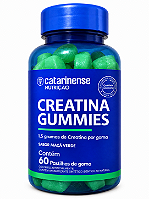 Creatina Gummies Catarinense Maçã Verde 60 Gomas 1,5g por Unidade