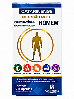 Polivitamínico Homem Catarinense Nutrição Multi 60 Cápsulas