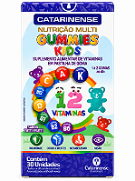 Polivitamínico Infantil Gummies Kids Catarinense 30 Gomas