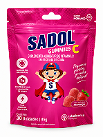 Sadol Gummies Vitamina C Infantil Morango 30 Gomas Catarinense