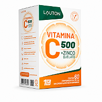 Lauton Vitamina C + zinco 60cpm