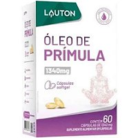 Óleo de Prímula Lauton 1340mg 60 Cápsulas Softgel Premium