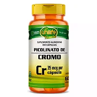 Unilife Vegetarian Picolinato de cromo Picolinato de Cromo Cápsula