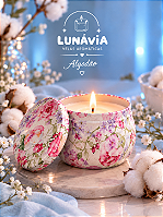 Vela Aromática Na Lata - Algodão