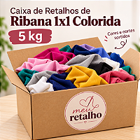 Caixa de Retalhos de Ribana 1x1 Colorida – 5 kg