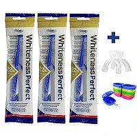 Clareador Dental Whiteness Perfect 22% - 3 Seringas + Moldeira