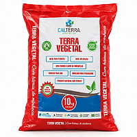 Terra Vegetal com Húmus de Minhoca Calterra — 10 kg