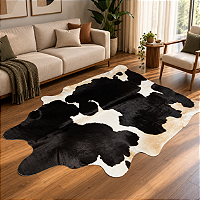 Tapete de couro Bovino Holandesa 1,90x2,30- Nobre couros