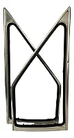 Friso Lateral Do Vidro Escort Quadrado 87/92 Par