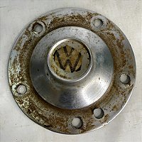 Calota Roda 5 Furos Fusca Kombi Modelo Viagem Vw Cromado