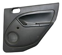 Forro De Porta Traseira Direita Ford Fiesta 2006 2s65a27406 Preto