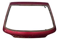 Tampa Traseira Porta-malas Peugeot 306 98/2000 Vermelho