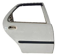 Porta Traseira Direita Siena Palio Wekeend 1996/2005 Traseira Direito Branco