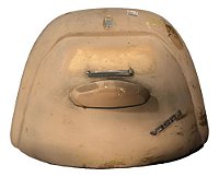 Tampa Traseira Do Motor Volkswagen Fusca 70/74 Bege Bege