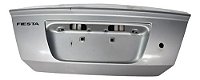 Tampa Traseira Porta Malas Ford Fiesta Sedan 2004/2012 Prateado