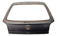 Tampa Traseira Gol Bola 96/99 Furo Limpador E Aerofólio Cinza