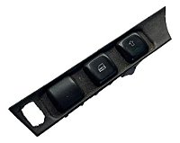 Moldura Painel Central Botão Trava Astra 1999 A 2012 Detalhe Preto