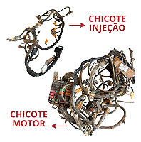 Chicote Motor E Injeção Fiat Uno 1.0 4cc Com Ar 2021/2021